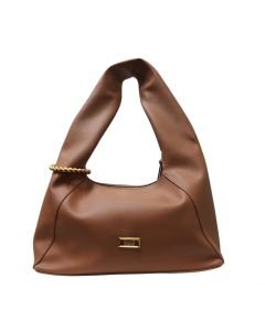 BOLSA OMBRO/MÃO HELENA BEGE