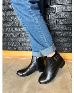 Bota Preta Fivela