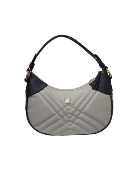 BOLSA OMBRO FRIDA CINZA/PRETO