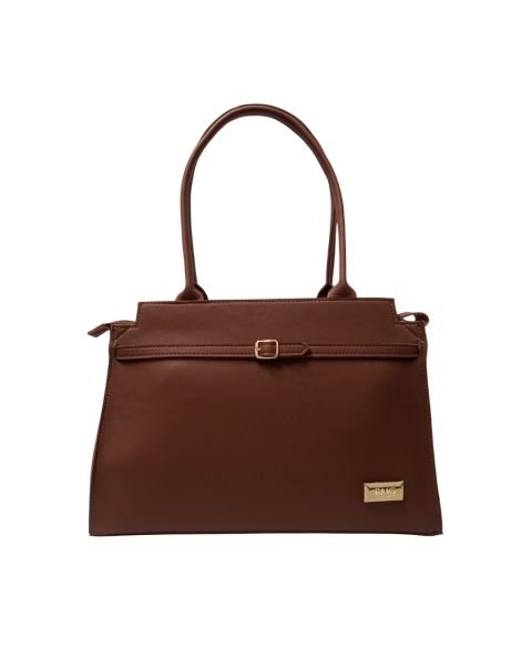 BOLSA OMBRO GISELA MARRON
