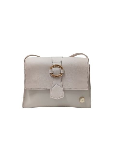 BOLSA TRANSVERSAL EVA BAG BEGE