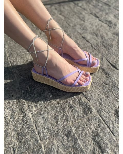 Sandalia Lilas Flatform