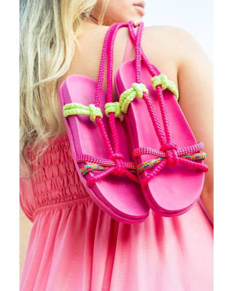 Papete em Cordas Pink