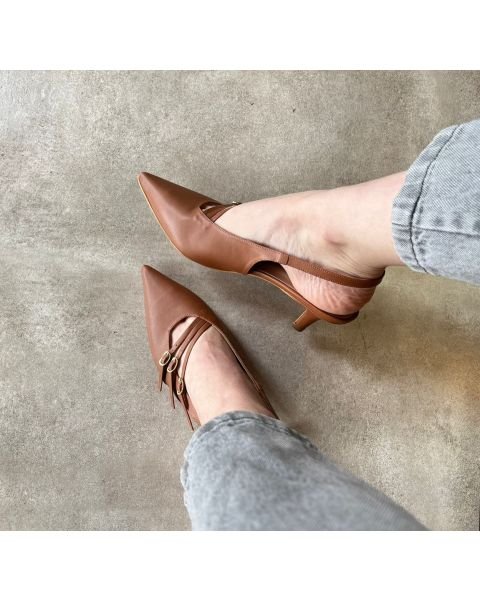 Scarpin Alice Caramelo